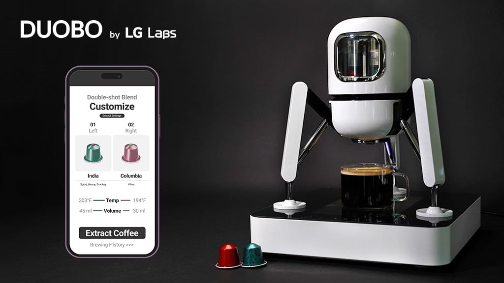 LG pops two coffee pods in Duobo for a blend – Pickr