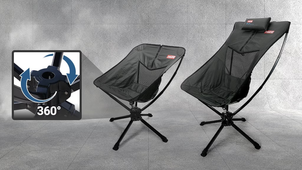 Talon 360° Outdoor Chair Mega Sized Foldable Chair HugeBackers