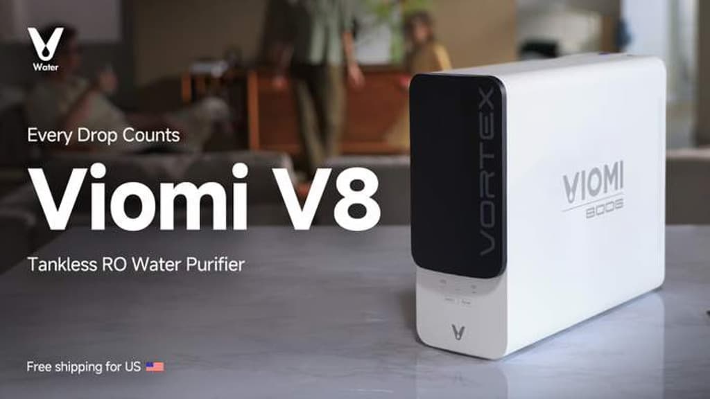 Viomi V8: Next-Gen 800G 9-Layer Filtration RO Water Purifier