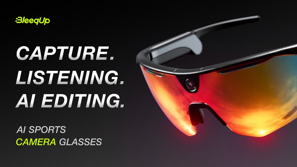 BleeqUp – AI Sports Camera Glasses