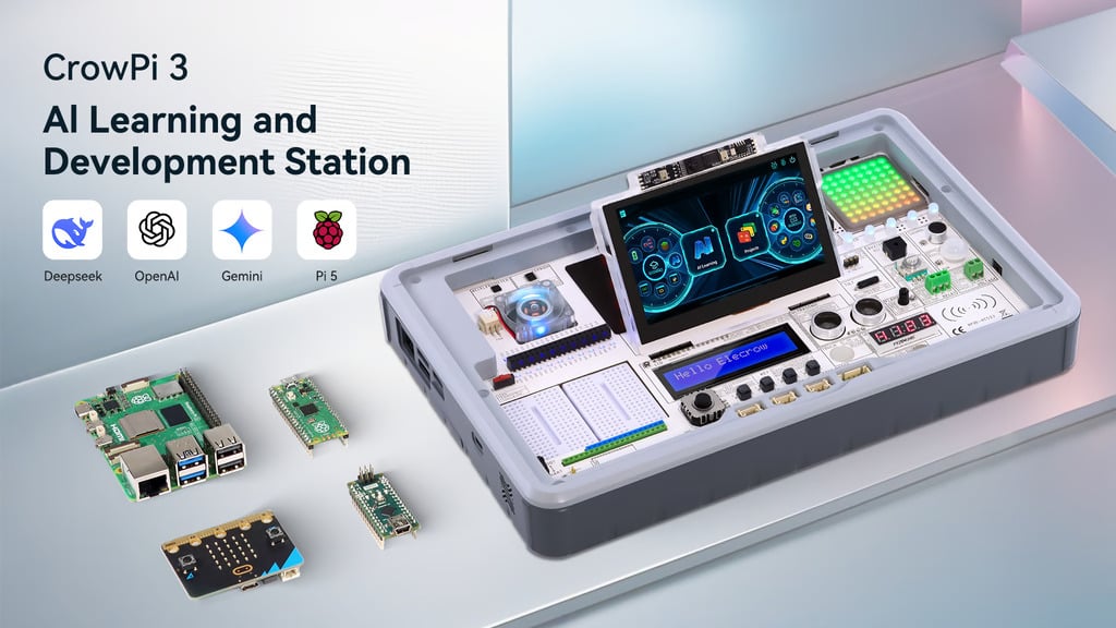 CrowPi 3: Al Learning and Development Station
