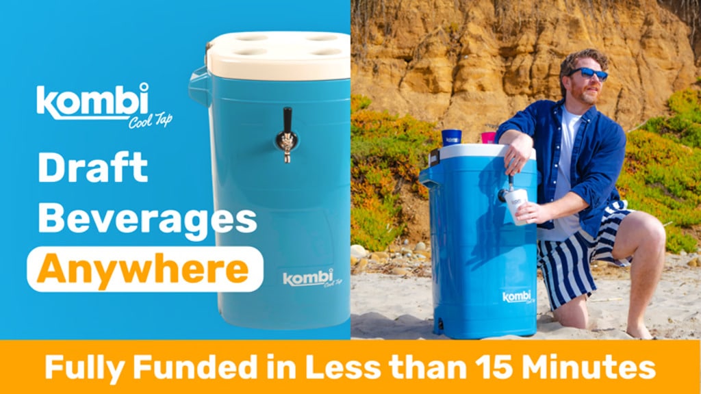 Kombi Cool Tap: Portable Kegerator for Draft Beer Anywhere
