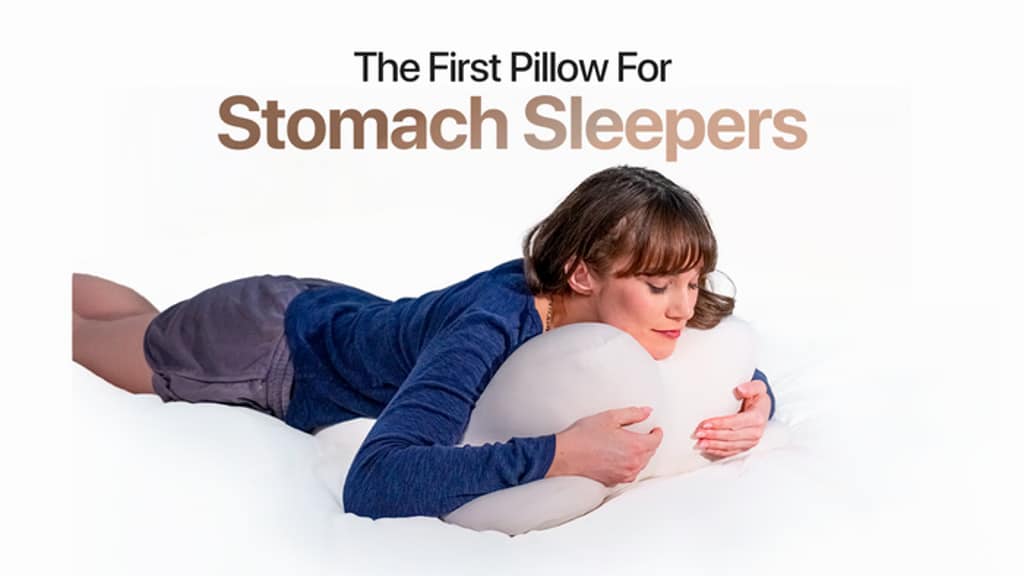 Prone Pillow ZZZ – The First Pillow For Stomach Sleepers