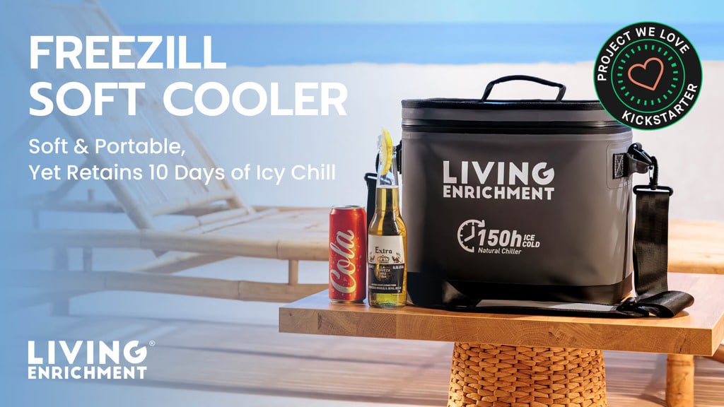 Freezill: 1st Soft Cooler That Keeps Icy & Fresh for 10 Days